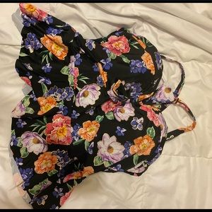 Torrid peplum tankini size 2R